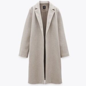 Zara Long Beige Coat